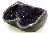 Sparkling Deep-Purple Amethyst Geode - Uruguay #342730-1